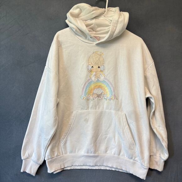 Forever 21 Plus X Precious Moments Hoodie Sweatshirt Pullover Graphic Print - Picture 2 of 14